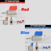 1PCS  Brass Mini Ball Valve 1/8" 1/4" 3/8" 1/2" Male-Male/Female-Male/Female-Female Air Compressor Water Gas Oil Shut Off Valve
