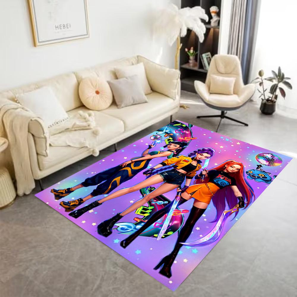 Huntress Power Unite Floor Rug Office Rug Design for Kitchen Hallway Entryway Balcony Antislip Carpet Decorate Offices