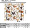 Tende per Finestre con Motivo Floreale Botanico di Galli e Galline, Stile Rustico, per Cucina, Soggiorno, Camera da Letto