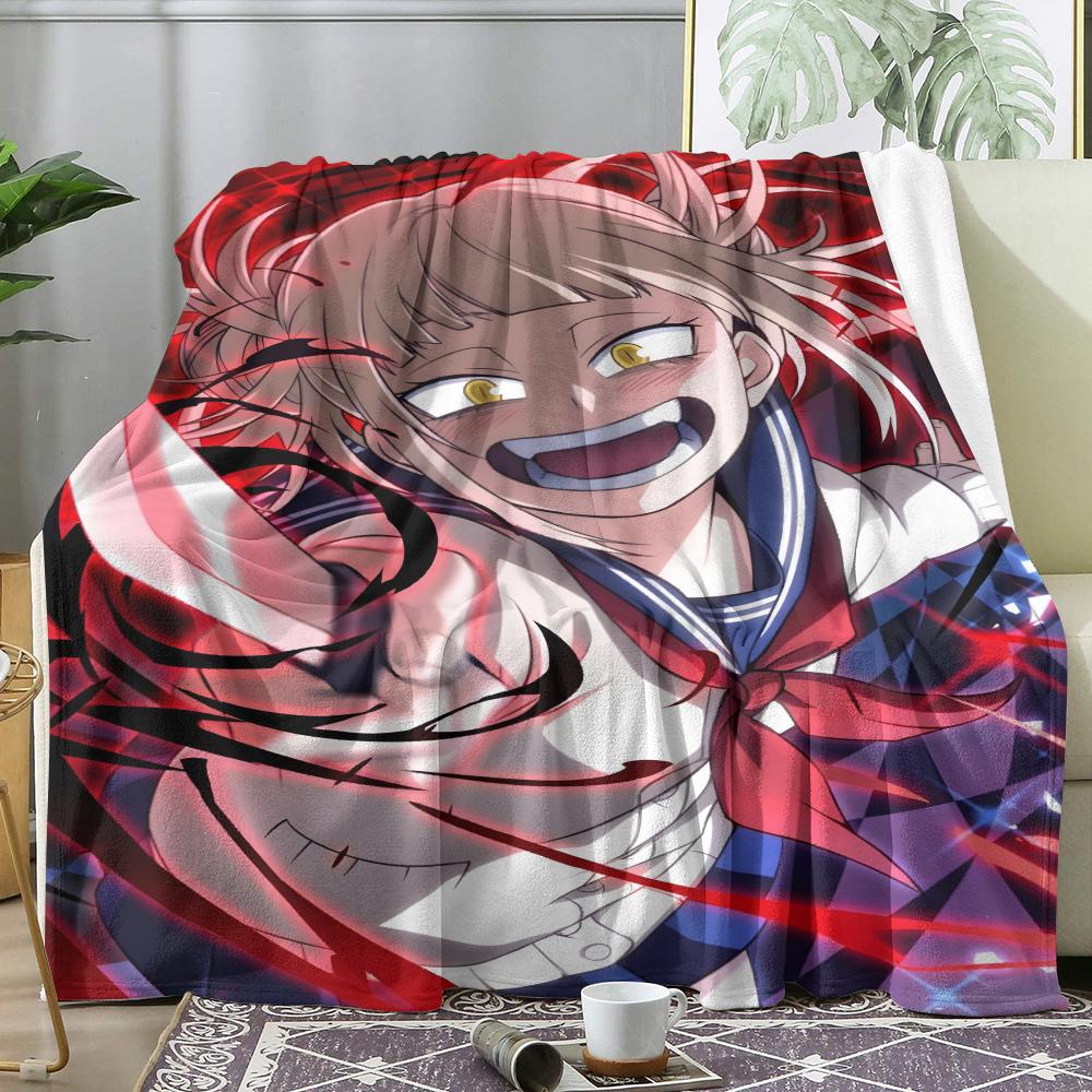 My Hero A-Academia Anime Throw Soft Flannel Throw Summer AC Blanket Lightweight Cool Nap Blanket for Sofa Bed Couch Travel