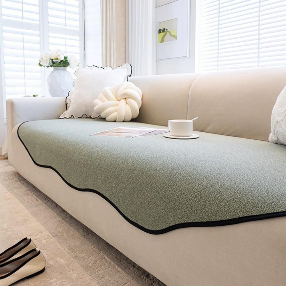 

Special-shaped sofa cushion waterproof universal straight row irregular seat cushion 2025 new non-slip leather sofa cover cover cloth towel 70*70cm