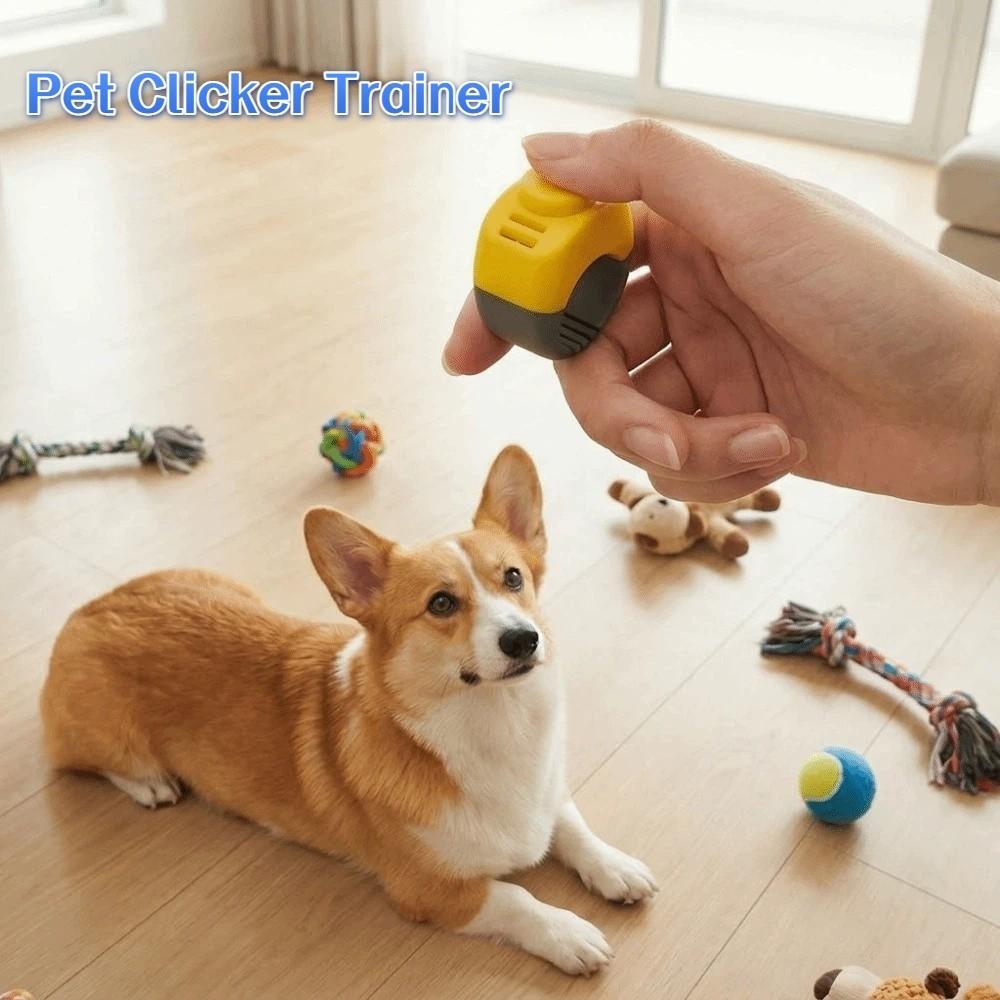 Professioneller Tier-Clicker-Trainer Tragbare Hundetrainings-Clicker Verhaltensmodifikation