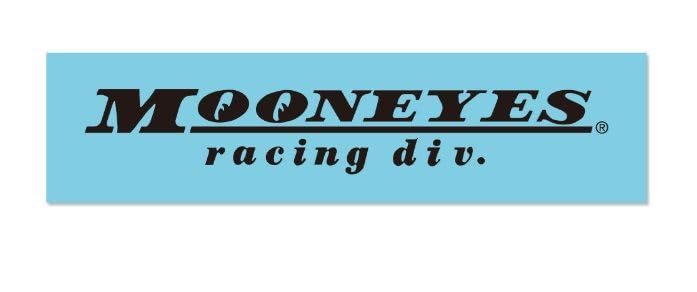 

Moon Eyes Racing Div Sticker MOONEYES Racing Div Black DM126BK American Miscellaneous Goods чёрный