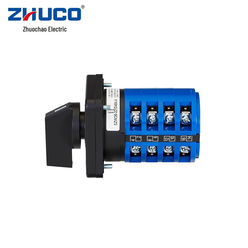 Zhuochao SZW26-32/D404.4 Three-Speed Four-Position Panel Switch