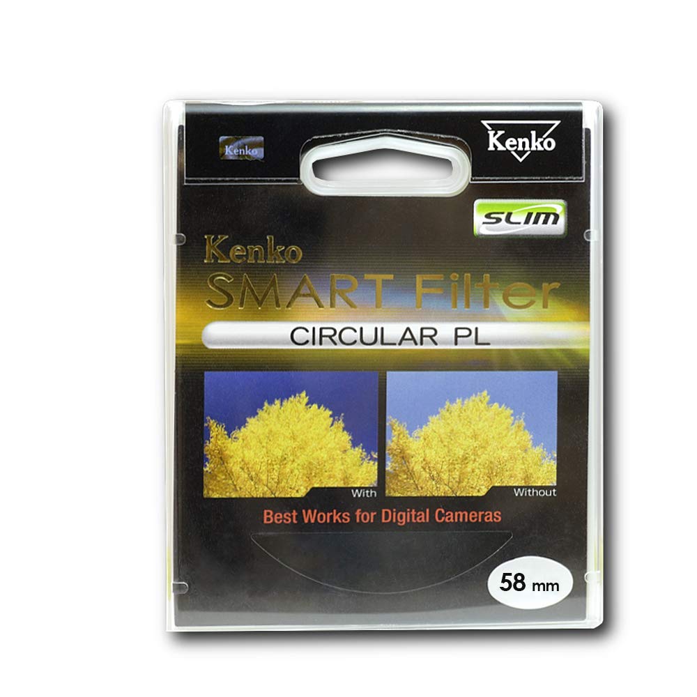 Kenko PL Filter for Classic PL Increases Contrast and Eliminates 358108 Cameras, 58mm, Reflections,