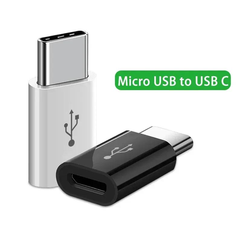 200PCS USB Type-C to Micro Charging Converter for Xiaomi Redmi Note 11S 10S 9S 8T 9T 10T 7 8 9 10 11 Pro Max USB OTG Adapter