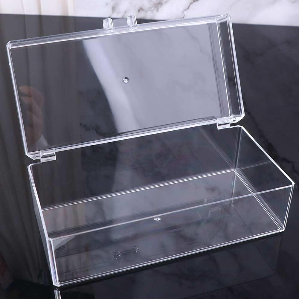 Large Capacity Photo Card Storage Box DIY Container Case with Lid Make Up Organizer Kitchen