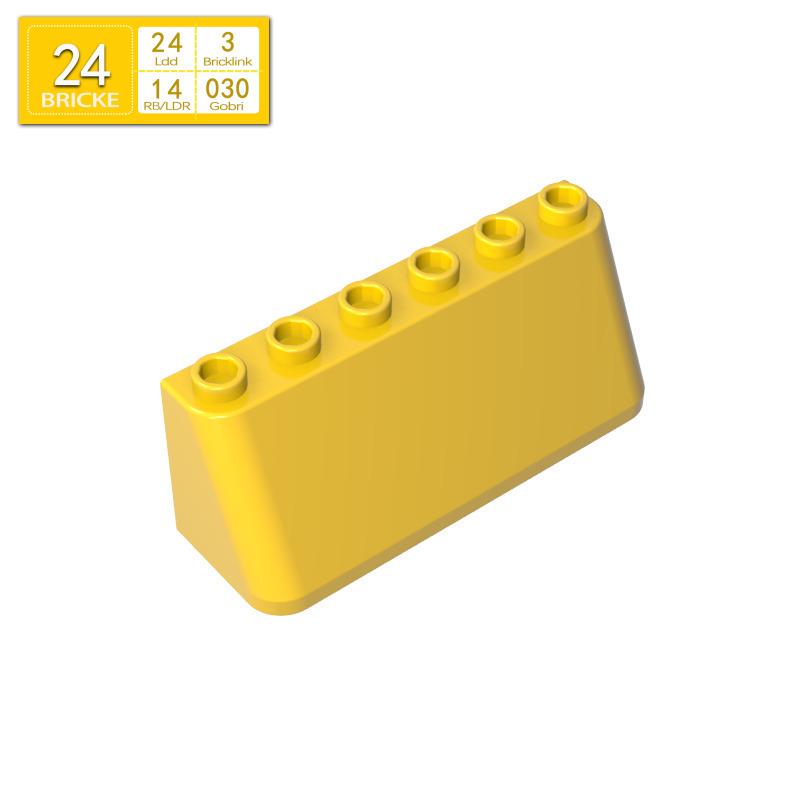 BRICKE 2x6x2 Windscreen for Lego 4176 30607 35336 Building Blocks (Small Parts) Piece