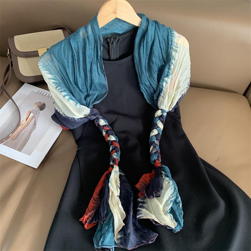 Luxury Brand Autumn Cotton Pashmina Shawl Lady Wrap Warm Winter Scarves Design Print Female Foulard Beach Stoles Scarf