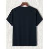 European Sizes Men'S Casual Crew Neck Short Sleeve T-Shirt - Graphic Print, Lightweight Stretch Knit Fabric, Regular Fit for Adults