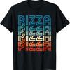 Funny Pizza Retro Vintage Carb Lover Foodie T Shirt - Men's Summer Cotton Graphic Tee