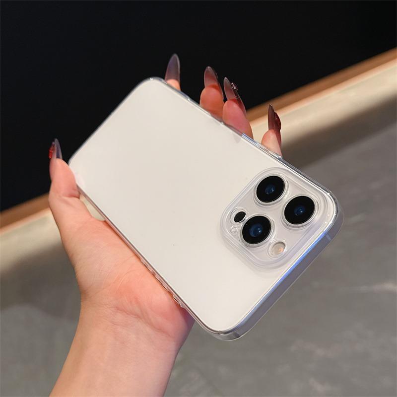 Weiche Silikon-Ultra dünne TPU-Handyhülle Für iPhone 11 12 13 14 15 16 Pro Max 16 Plus Transparente Stoßfängerhüllen Abdeckung