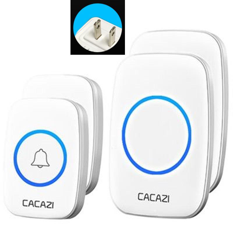 A10 Wireless Long-Range Home Doorbell with Multiple Call Bells and Elderly Pager, Compatible with EU, US, and UK Standards.