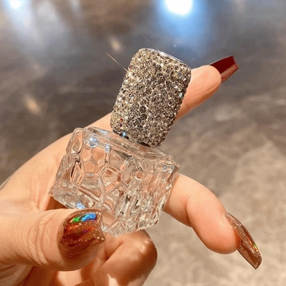 10ML Rhinestone Perfume Bottle Creative Rhinestone Oil Diffuser Bottle Home Decor