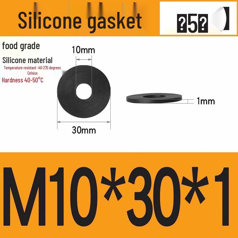 Silicone High-Temp Waterproof Gasket & Shock Absorbing Seal Pad