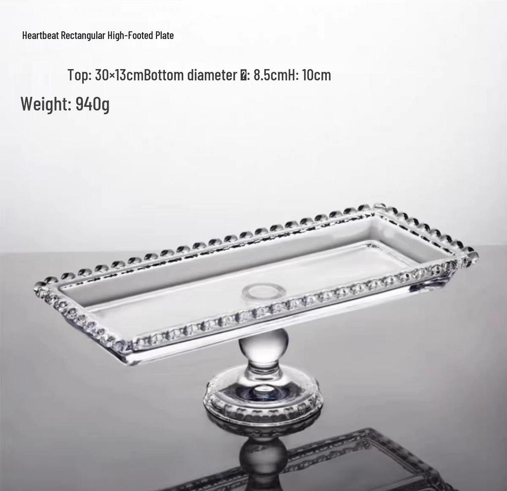 Blue Acrylic Dessert Table Display Stand for Tea Break & Birthday Ornaments