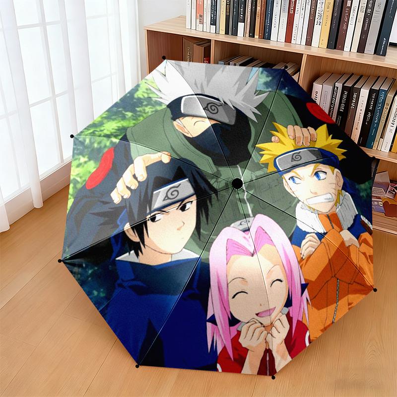 Berühmter Cartoon NARUTO Protagonist Uzumaki Naruto. Cartoon-Schirm, faltbar, Haushaltsartikel, Eisenkunst, Sonnenschirm für draußen, H6