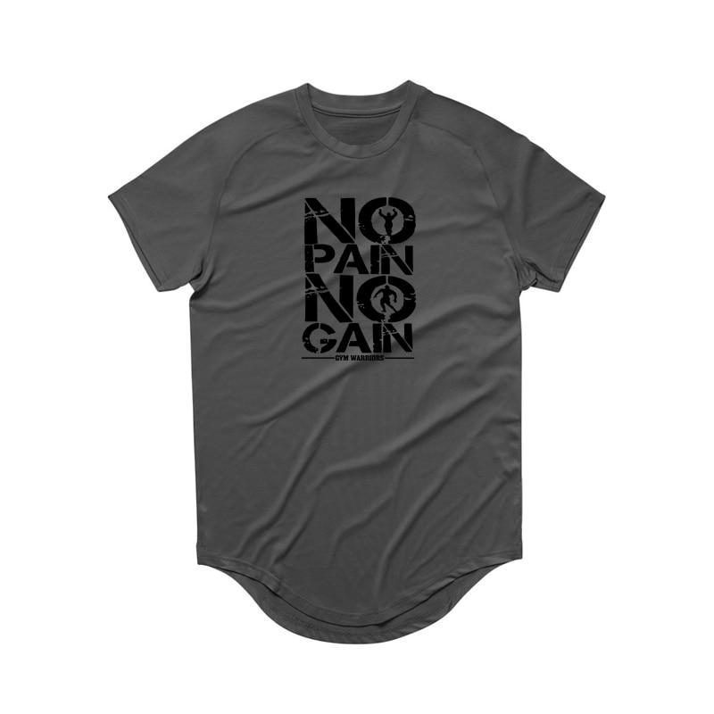 Muscleguys Îmbrăcăminte de gimnastică de vară Îmbrăcăminte fitness pentru bărbați Culturism cu uscare rapidă Tricouri cu mânecă scurtă imprimate fără durere și fără câștig