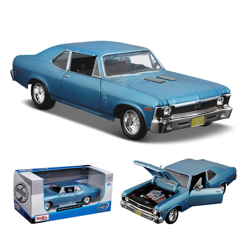 Maisto 1:24 Chevrolet 1970 Simulations-Legierungs-Automodell Spielzeugsammlung Ausstellungsstück Geschenk