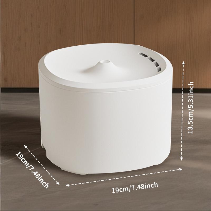 Cat Water Bowls Fountain - USB Powered Quiet Automatic Bowl | Cat Drinking Fountain Water Dispenser - for Kitten Puppy Dog Indoor Home Apartment