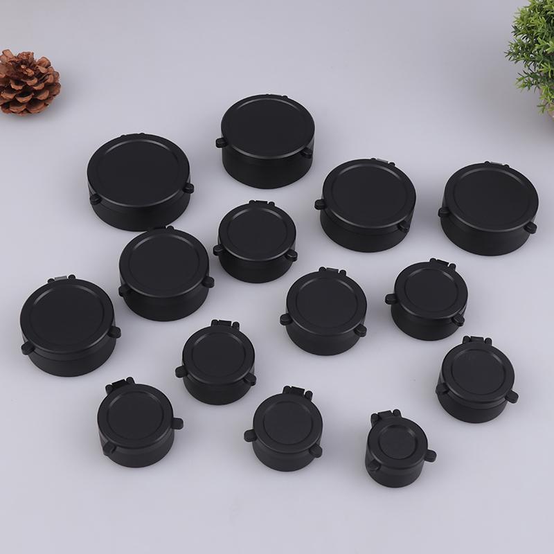 Rifle Scope Lens Cover Spring Up Quick Flip Openning Lens Dustproof Cover Telescope Cap For 30-64Mm Caliber Hunting Riflescopes