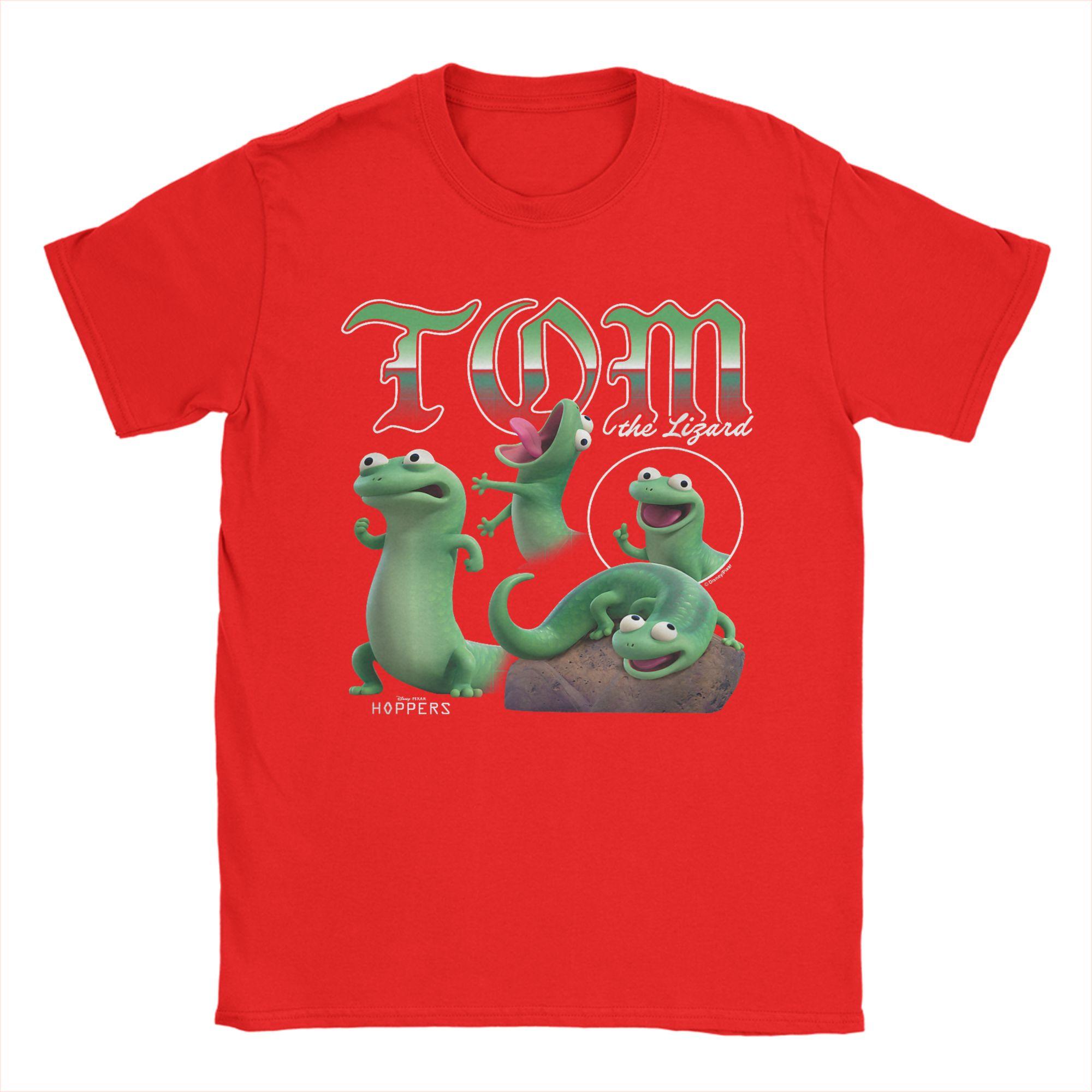 

The Lizard Poses T Shirts Men 100 Cotton Humor TShirts Crew Neck Tees Short Sleeve Clothes Plus Size S