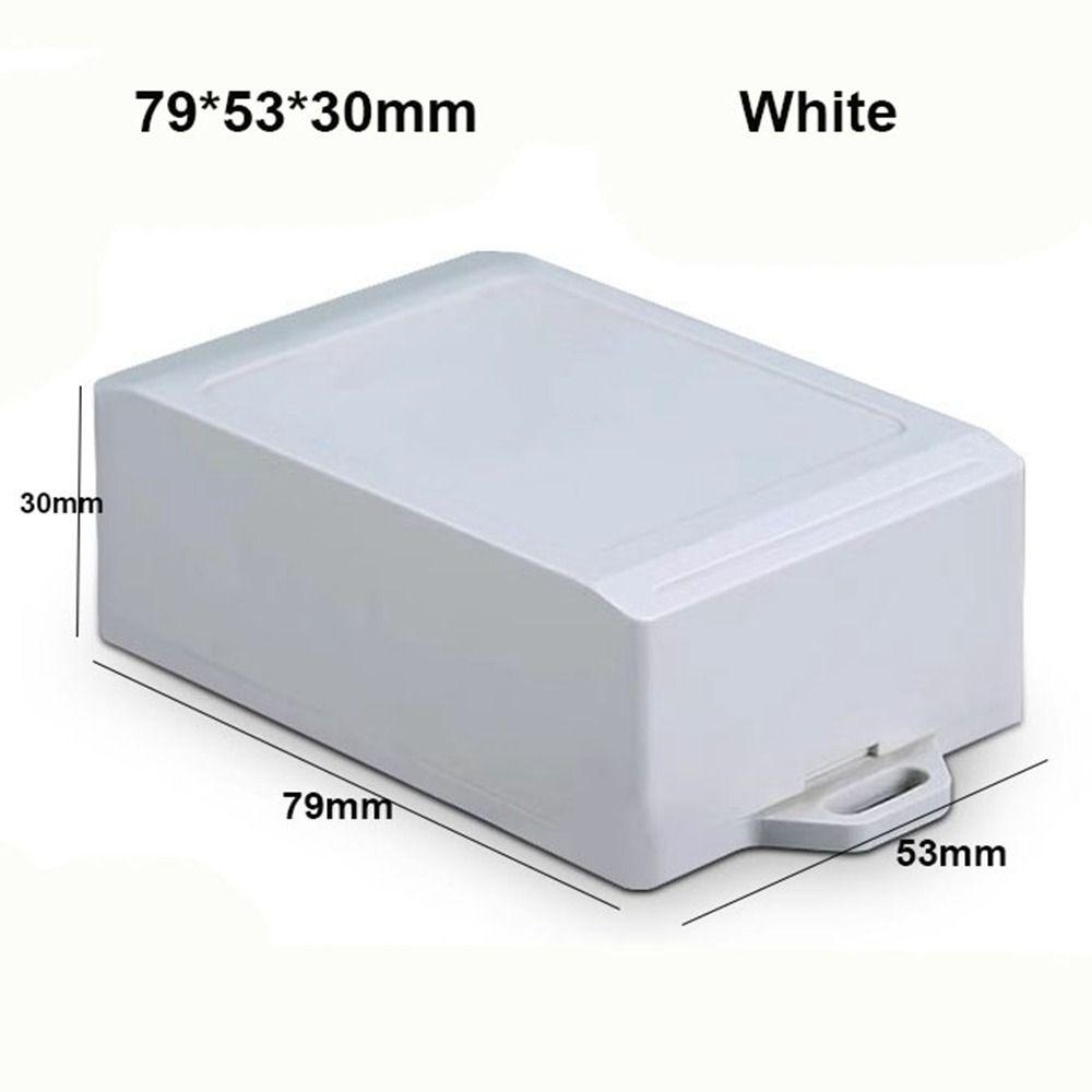 High Quality ABS Plastic Enclosure Project Box Black White Waterproof Storage Case 10 Styles DIY Housing Instrument Case
