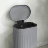 30L Metal Kitchen Bin, with Soft-Close Lid - Grey