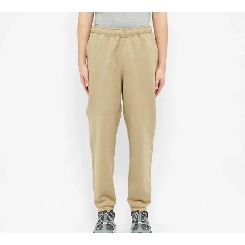 Nike Knitted Sweatpants Men's Khaki Moderate Straight Fit Pants (Unisex) Knitted Sweatpants CD6394 247