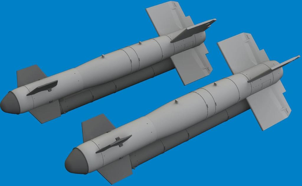 Eduard Brassin Guided Missile Plastic Model Kit Parts EDU6481107 1/48 AGM-130 Air-to-Surface (Airplane)