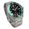 Casio Standard Analog Sports 200m Water Resistant Watch MDV-107D-3AV Men's Green Bezel Metal Band