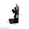 Creative Metal Desktop Book Stand Holder - Reader Shape Support for Students and Office