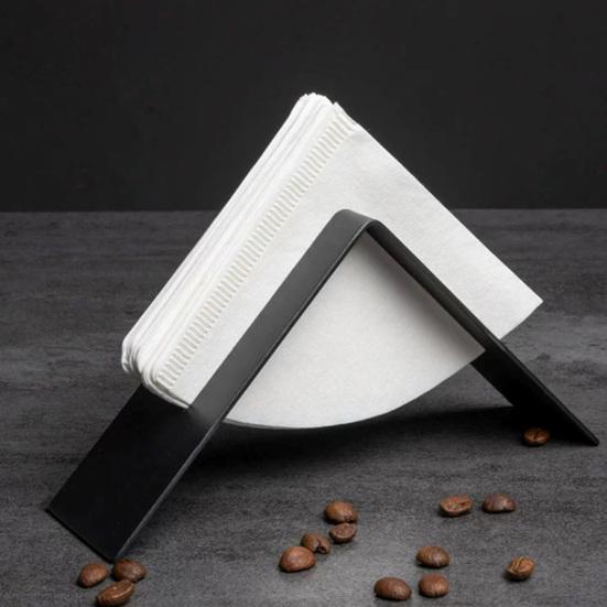 Filter Paper Holder Broken Resistant Large Capacity Waterproof Coffee Filter Paper Storage Rack for Café