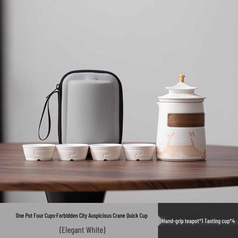 Chinese Ceramic Travel Tea Set