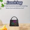Love Heart Insulated Lunch Bag - Reusable, Portable Cooler for School, Office, Picnics & Beach Hikes - Durable Polyester