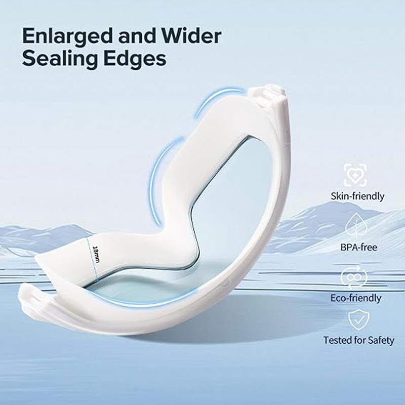 Swimming goggles Large frame swimming goggles Large frame HD wide-angle anti-fog UV protection Adult swimming goggles No leakage2