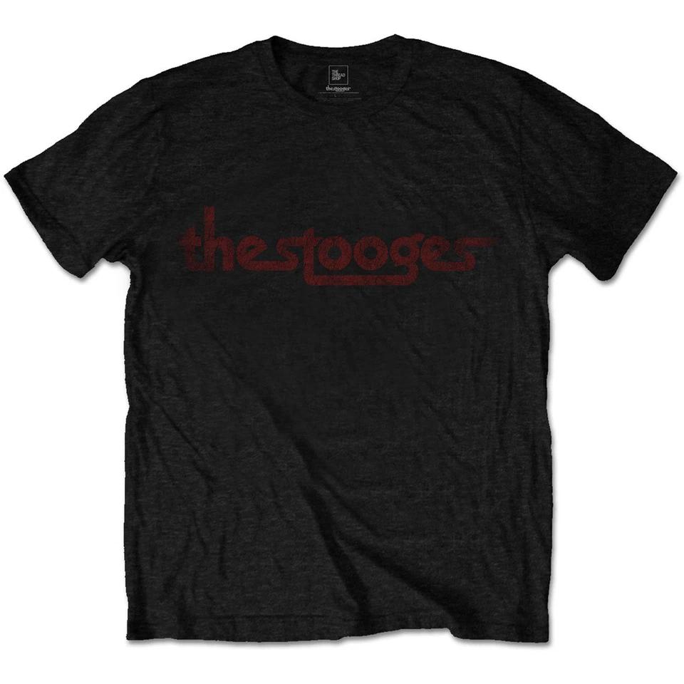 Iggy & The Stooges T-Shirt: Vintage Logo OFFICIAL NEW