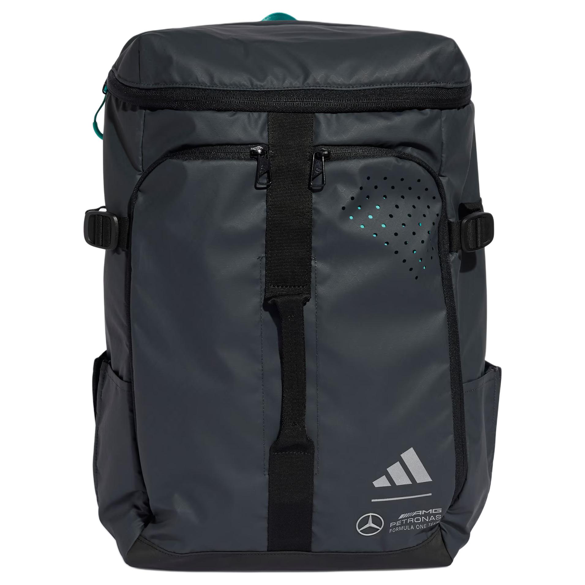 

Adidas Polyurethane Backpack Regular Unisex Carbon Black & Dark Silver Gray Adidas JX6466