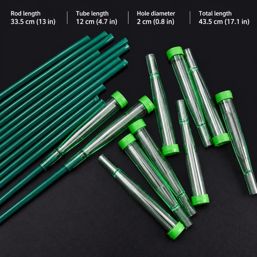 10/25/50/70/90/180Pcs with Cap Floral Water Tube Clear Stem Hydration Vials Hydroponic Container