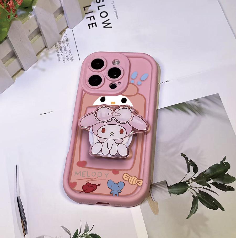 Sanrio TK Stand Airbag KT Pink Phone Case for Apple 16