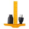 15A 125V Extension Cord Ends Male and Female Black Shell Replacement Plug 2 Pole 3 Wire Connector Set Grounding Plug