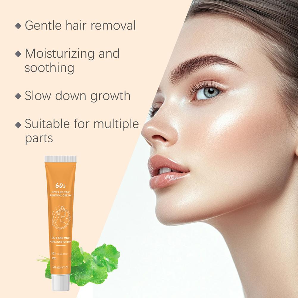 Wax Painless Hair Remover Ladies Epilator Cream Skin Private Beauty Bikini Lip Depilation Hair C3P6