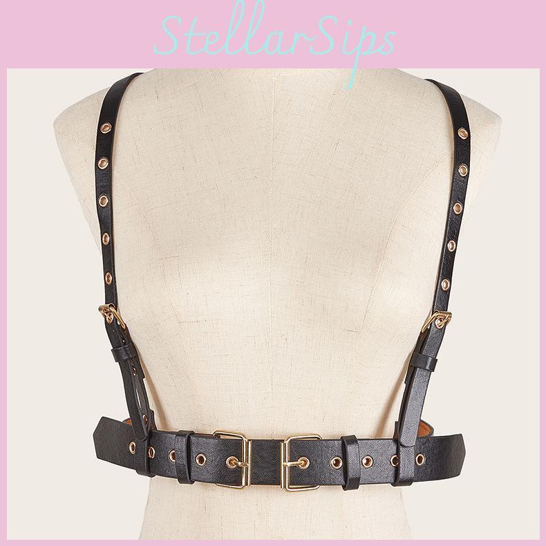 Western Inspired Faux Leather Strap Style Waist Belt For Women With Iron Buckle For Street Casual And Party Looks