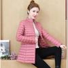 Women's Down Padded Jacket Mid-length Lightweight Cotton-padded Jacket Korean Style Plus Size Slim Winter Jacket Padded Jacket
