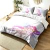 Caçadores de Demônios Kpop Conjunto de Capa de Edredom de 3 Peças Conjunto de Roupa de Cama Simples Moderno Tecido Macio Resistente a Amassados Uso em Todas as Estações um presente perfeito