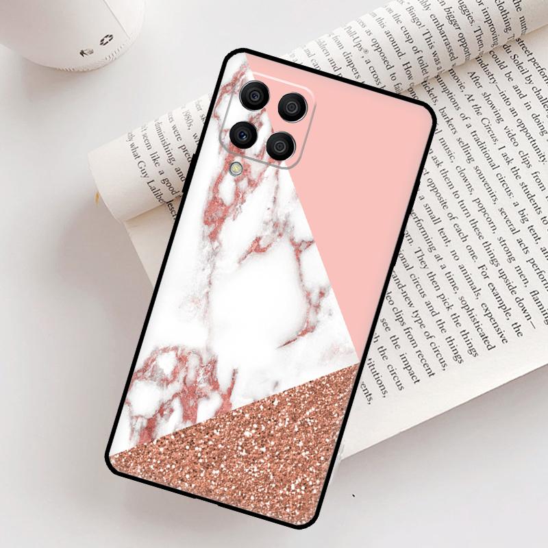 Love Rose Gold Style Case For Samsung Galaxy M12 M56 M06 M32 M52 M35 M55 M15 M11 M13 M14 M16 M36 M31 M53 M34 M54