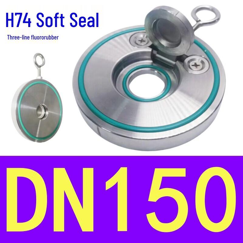 Rongyu 304 Stainless Steel Fluororubber Wafer Check Valve