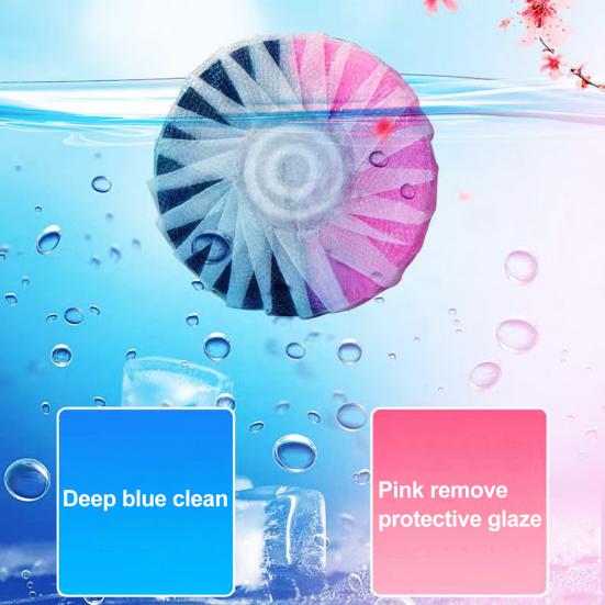 10Pcs Toilet Tank Cleaner Tablets Two-Color Automatic Toilet Bowl Cleaners Long-Lasting Deodorizers Scent Toilet Block