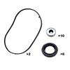 90442P8AA00 for 2005-2009 HONDA ODYSSEY ACCORD 3.0L ACURA MDX RL TL PILOT EX LX SATURN 3.5L V6 SOHC Valve Cover Gasket Set