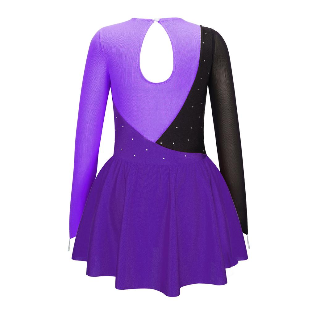 strapless open back dress Figure Skating Dress #SD084 – Skating Spirit